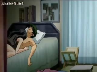 Anime milf with huge tits riding