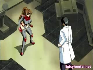 Captivating Anime brunette getting a Huge dong