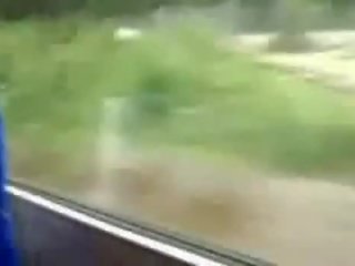 Perfected teenager Masturbating In Train Amateur
